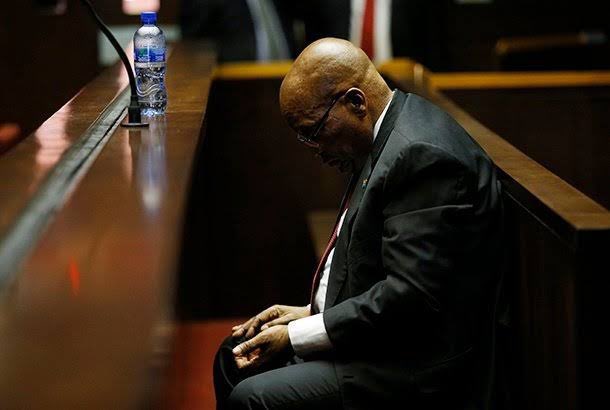 Former president Jacob Zuma turned himself into prison early Thursday to begin serving a 15-month sentence for contempt of the country's highest court, officials said.
