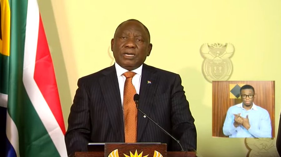Update by President Cyril Ramaphosa on security situation in the country