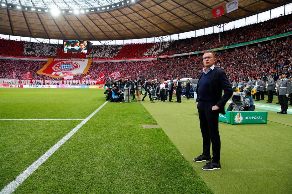 Soccer Football - DFB Cup - Final - RB Leipzig v Bayern Munich - Olympiastadion, Berlin, Germany - May 25, 2019 RB Leipzig coach Ralf Rangnick inside the stadium before the match REUTERS/Wolfgang Rattay