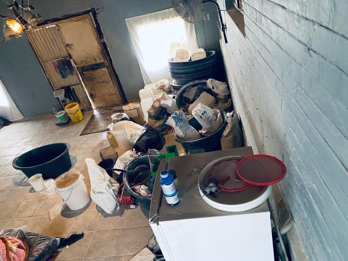 Gauteng Police Arrest Three Suspects in De Deur Drug Lab Raid.