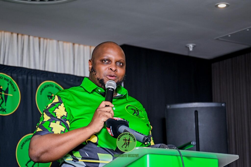 Former MK Party Secretary General Floyd Shivambu