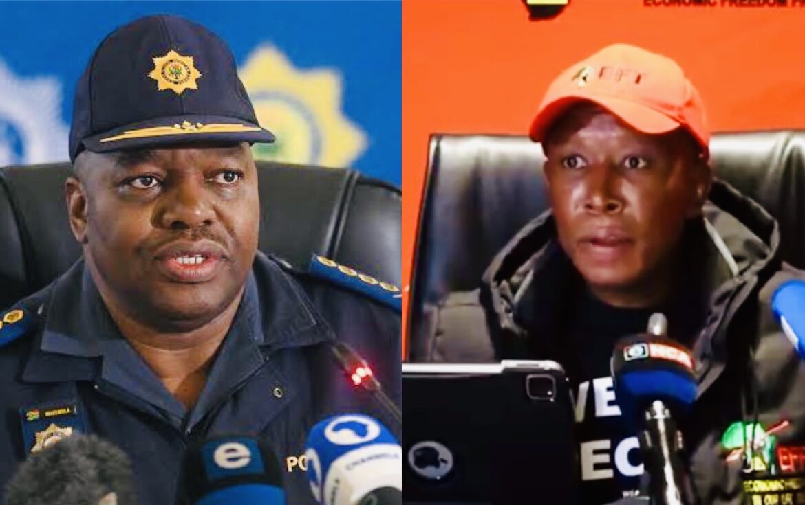 Economic Freedom Fighters (EFF) leader Julius Malema has confirmed that a warrant of arrest has been issued for National Police Commissioner Fannie Masemola, warning that political interference and deep-rooted factional battles within the South African Police Service (SAPS) are fuelling instability and undermining the fight against crime.