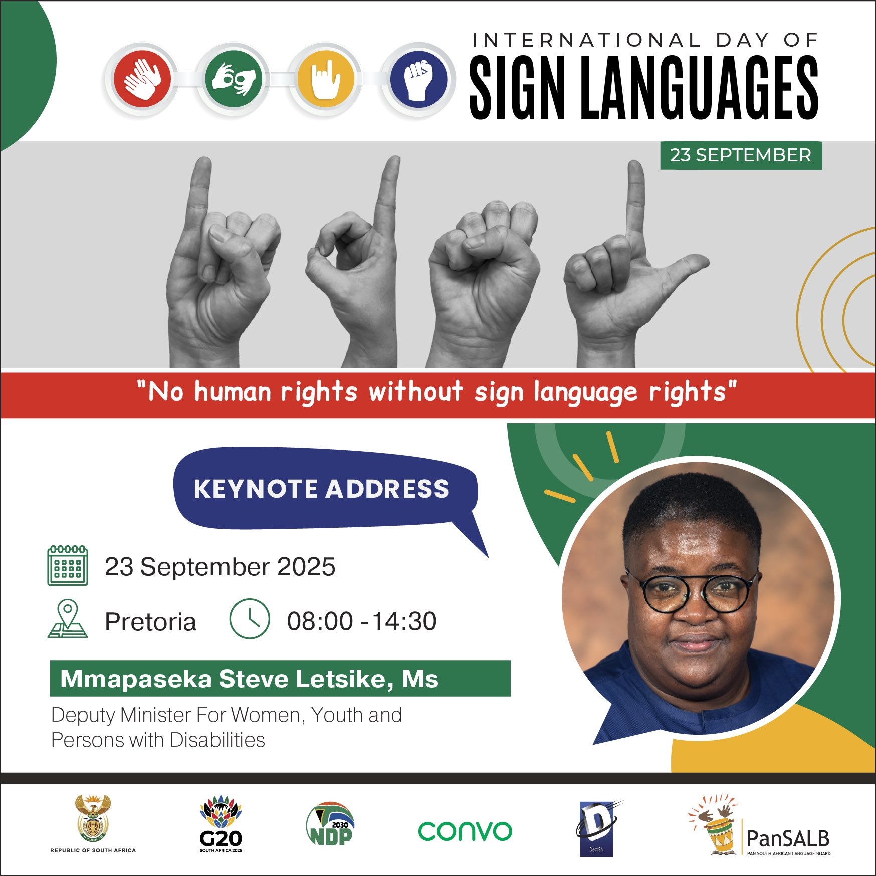 Deputy Minister Letsike Calls for Full Implementation of SASL Rights on ...